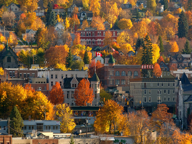 Downtown Nelson in Fall